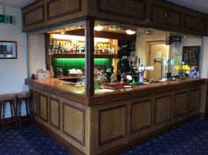 bar inside clubhouse